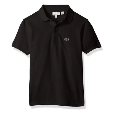 Lacoste boys Lacoste Short Sleeve Classic Pique Polo Shirt Black 5T US