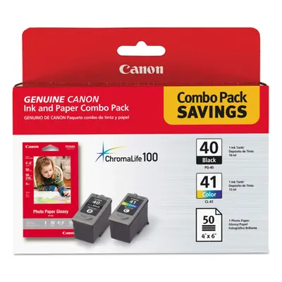 Canon PG-40/CL-41 & Photo Paper Glossy Combo Pack