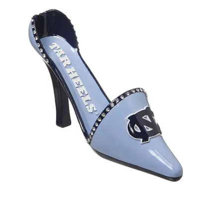 Evergreen North Carolina Tar Heels High Heeled Shoe Decorative Wine Bo