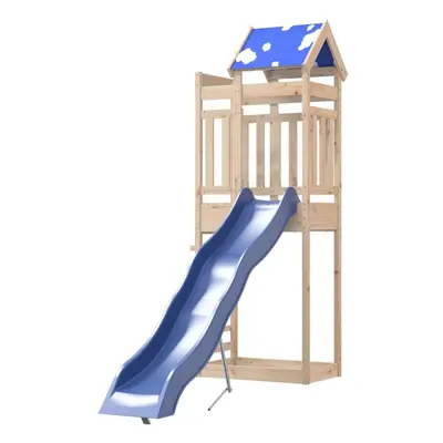 vidaXL Outdoor Playset Solid Wood Pine playset wooden playset playground set