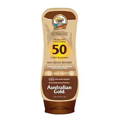 Australian Gold Sun Lotion SPF with instant bronzer ml