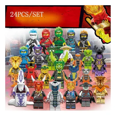 24PCS/SET Ninjago Building Blocks Fit Lego Building Block Kids Toy