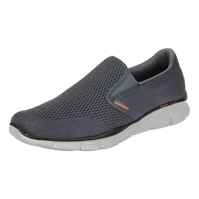 Skechers Men's Equalizer Double Play Slip-On Loafer Charcoal/Orange M US