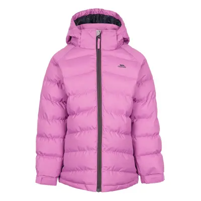 (5-6 Years, Deep Pink) Trespass Girls Padded Jacket Hooded Amira