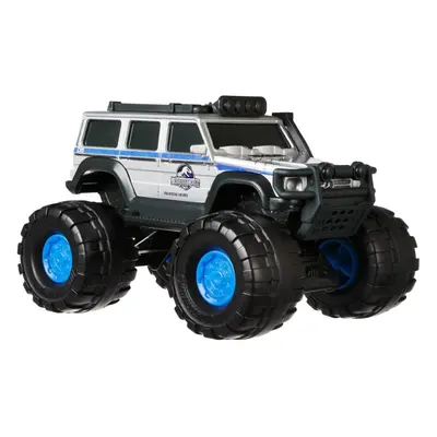 Matchbox Jurassic World Dominion 1:24 Scale Vehicle, Mercedes-Benz G Truck with Large Wheels, Co