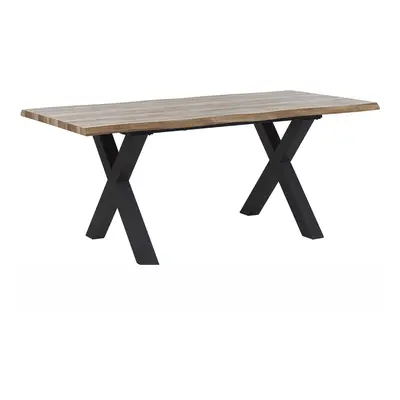 Dining Table BRONSON cm 140/180 cm Dark Wood