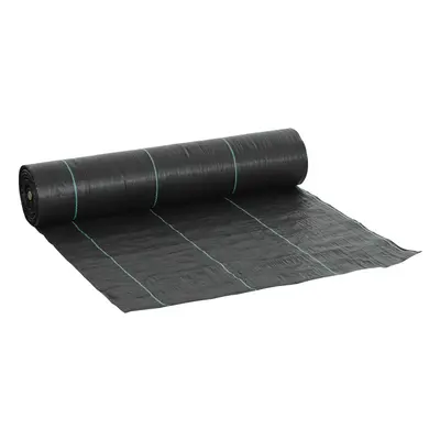 Outsunny 2m x 90m Weed Control Membrane, Heavy Duty Weed Barrier Fabric