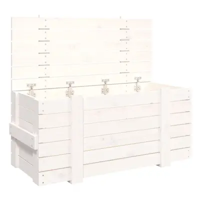 (white, x 40.5 x cm) vidaXL Solid Wood Pine Storage Box Blanket Box Multi Colours 58/91x40.5x42 