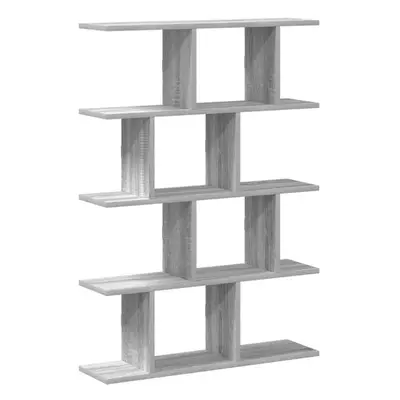 (grey sonoma) vidaXL Wall Cube Shelf Compartments Storage Floating Shelf Engineered Wood