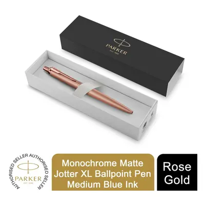 (Matte Rose Gold) Parker Jotter Blue Ink Ballpoint Pen with Gift Box