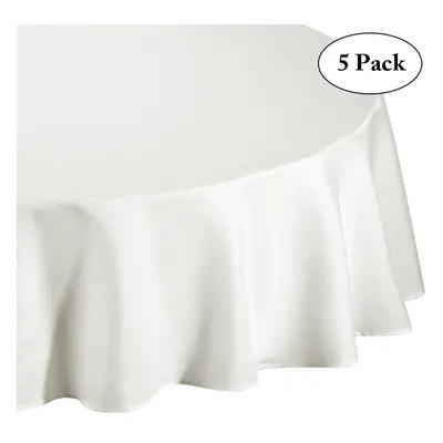 (White 120'', 5) Time to Sparkle Round/Square/Rectangle Polyester Tablecloth Table cover Cloth W