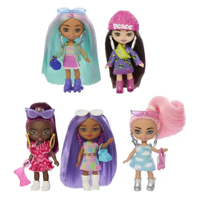 Barbie Five Barbie Dolls Barbie Extra Mini Minis Bundle Small Dolls