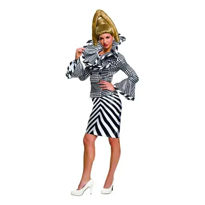 Zoolander Alexanya Black & White Outfit Adult Costume Medium