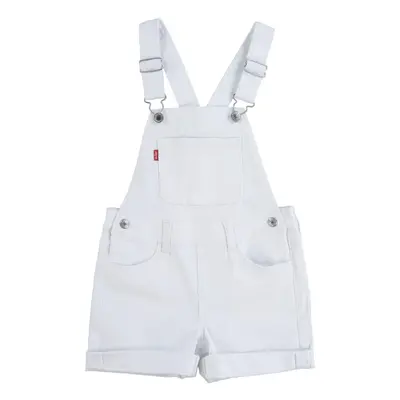 Levi's Girls' Denim Shortall White