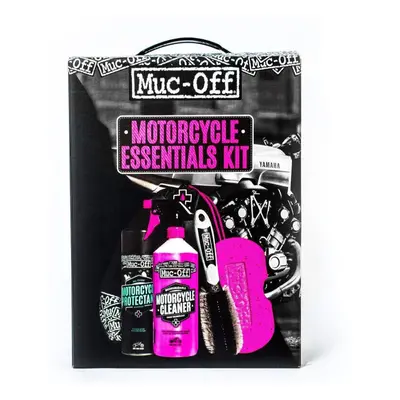 Muc-Off Motorcycle Essentials Kit - Motorbike Cleaning And Maintenance Must-Haves - Includes Mot