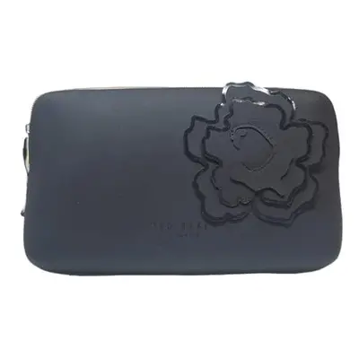 Jelika Magnolia Silicone Make up Cosmetic Bag in Black