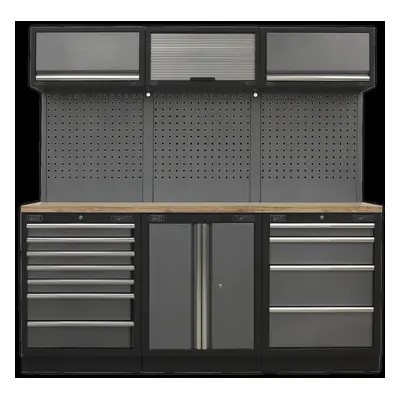 Superline PRO® 2.0m Storage System - Wood Worktop