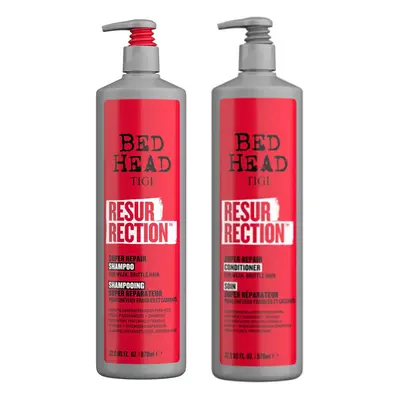 Bed Head TIGI Resurrection Repair Shampoo & Conditioner for Damaged Hair, 970ml