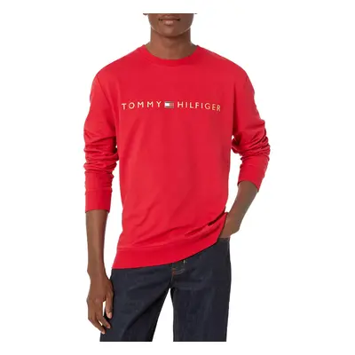 Tommy Hilfiger Men's Modern Essentials French Terry Sweatshirt Mahogany X-Large