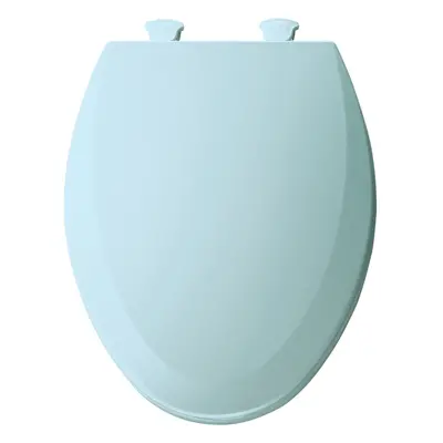 Bemis Round Enameled Wood Toilet Seat Dresden Blue