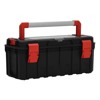 (65 x x 31.5 cm) vidaXL Tool Box Black and Red Tool Organiser Case Storage Box Multi Sizes