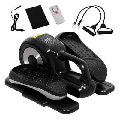 SPORTNOW Mini Elliptical Machine, Seated Pedal Exerciser w/ Remote Control