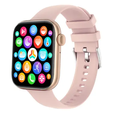 (Rose gold) For Huawei Samsung 1.85 inch Bluetooth Call Smartwatch Adult Support Sport New Adult