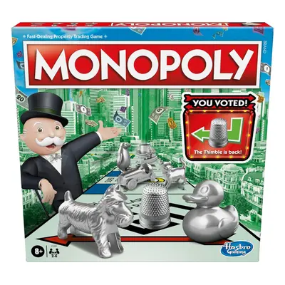 Monopoly Board Game, Family Time Games for Adults and Children, to Players, Strategy Fun for Kid