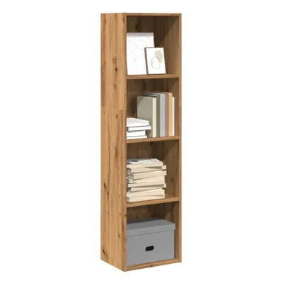 vidaXL Bookcase Storage Rack Cabinet Bookshelf Artisian Oak Engineered Wood