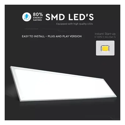 V-TAC VT216256 29W LED Ceiling Panel Light 1200x300mm SMD Chip 3000K