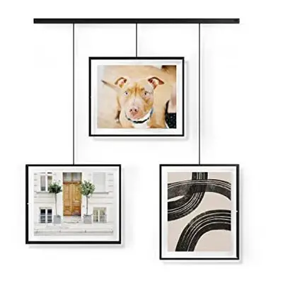 Umbra Exhibit Set of Three 8x10 Picture Frames, Black