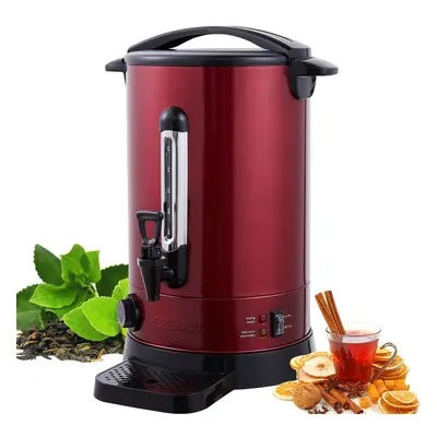 AREBOS Catering Urn | Mulled Wine Cooker 950W Hot Drink Dispenser 8.8L with Drip Tray, Outlet Ta