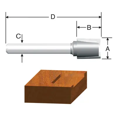 ROUTER BIT MORTISE Pack of