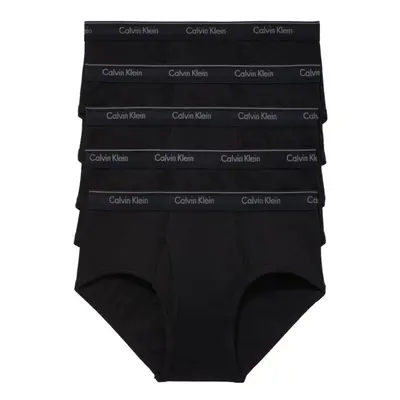 Calvin Klein Men's Cotton Classics 5-Pack Brief Black Large