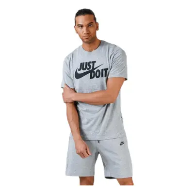 Nike Men's Sportswear Tee Just Do It Swoosh Dark Grey Heather/Black