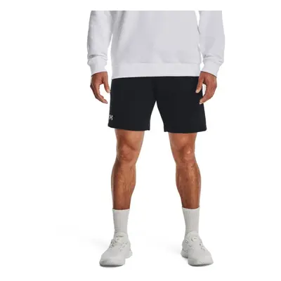 Under Armour Men's Rival Fleece Shorts (001) Black / / White Large