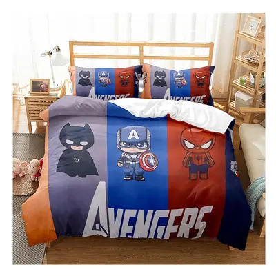 (Style 08, Double) Avengers Bedding Single Double Duvet Cover UK