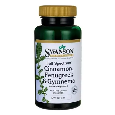 Swanson Full Spectrum Cinnamon, Fenugreek & Gymnema , caps