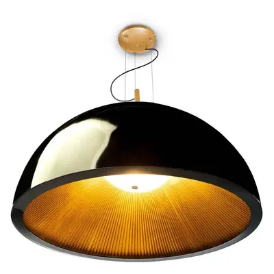 Leds-C4 GROK - Light Large Dome Ceiling Pendant Black, Gold, E27