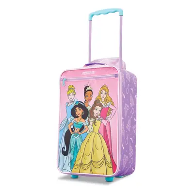 AMERIcAN TOURISTER Kids Disney Softside Upright Luggage Telescoping Handles Princess carry-On 18