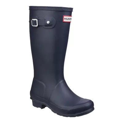 (7 UK Child, Navy) Hunter Childrens/Kids Original Wellington Boots