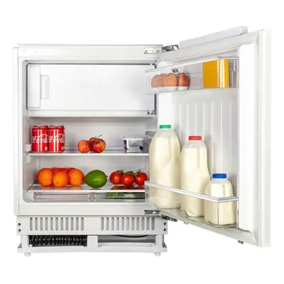 SIA RFU102 Built In White Built In Integrated Under Counter Fridge With Ice Box