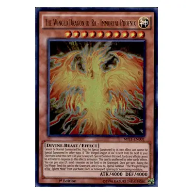 Yu-Gi-Oh! - The Winged Dragon of Ra - Immortal Phoenix MIL1-EN001 Ultra Rare 1st Edition