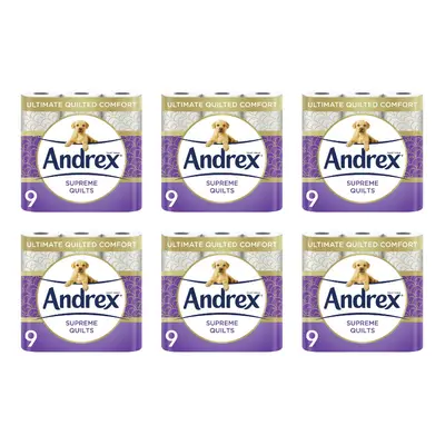 Andrex Supreme Quilts Toilet Tissue, Rolls Pack Of