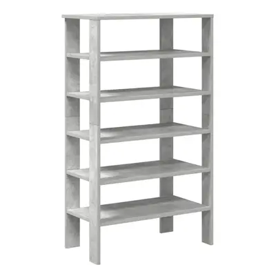 (concrete grey, cm) vidaXL Shoe Rack Old Wood 61x32x105 cm Engineered Wood shoe storage shoe she