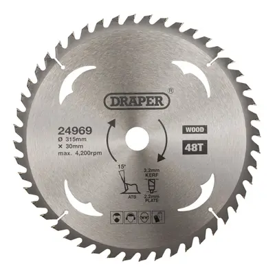 TCT Circular Saw Blade for Wood, x 30mm, 48T