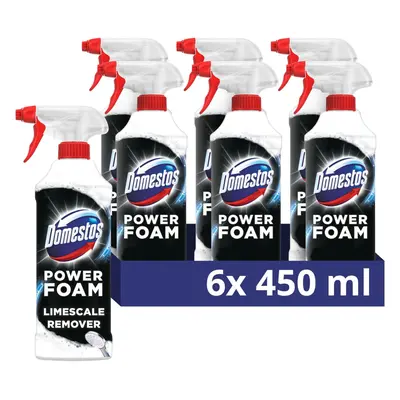 Domestos Power Remover Toilet & Bathroom Cleaner Spray spray that upside down 100% limescale soa