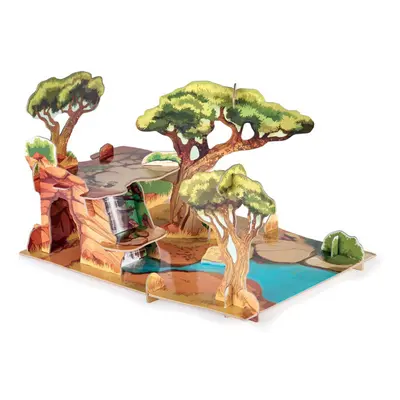 PAPO Wild Animal Kingdom The Savannah Toy Playset