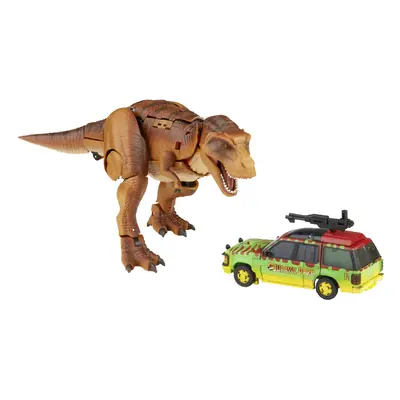 Transformers Generations Collaborative: Jurassic Park Mash-Up Tyrannocon Rex & Autobot JP93 Ages