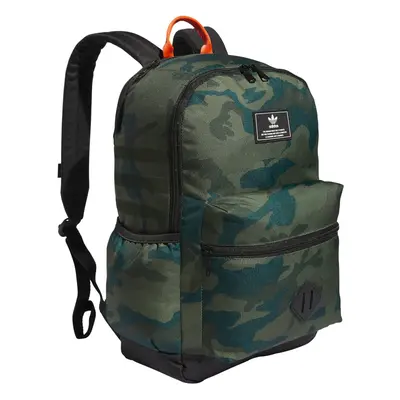 adidas Originals National 3.0 Backpack Classic Camo Olive Cargo/Black/Impact Orange One Size